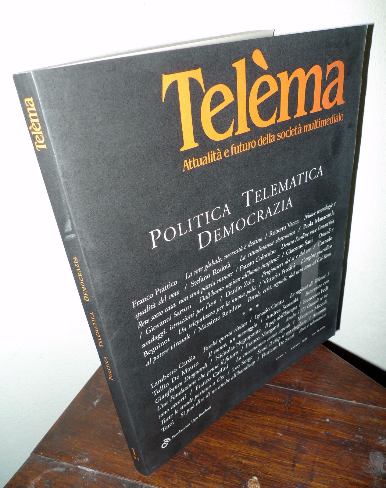 Rivista TELEMA 1 1995 POLITICA TELEMATICA DEMOCRAZIA[nuove tecnologie,multimedia