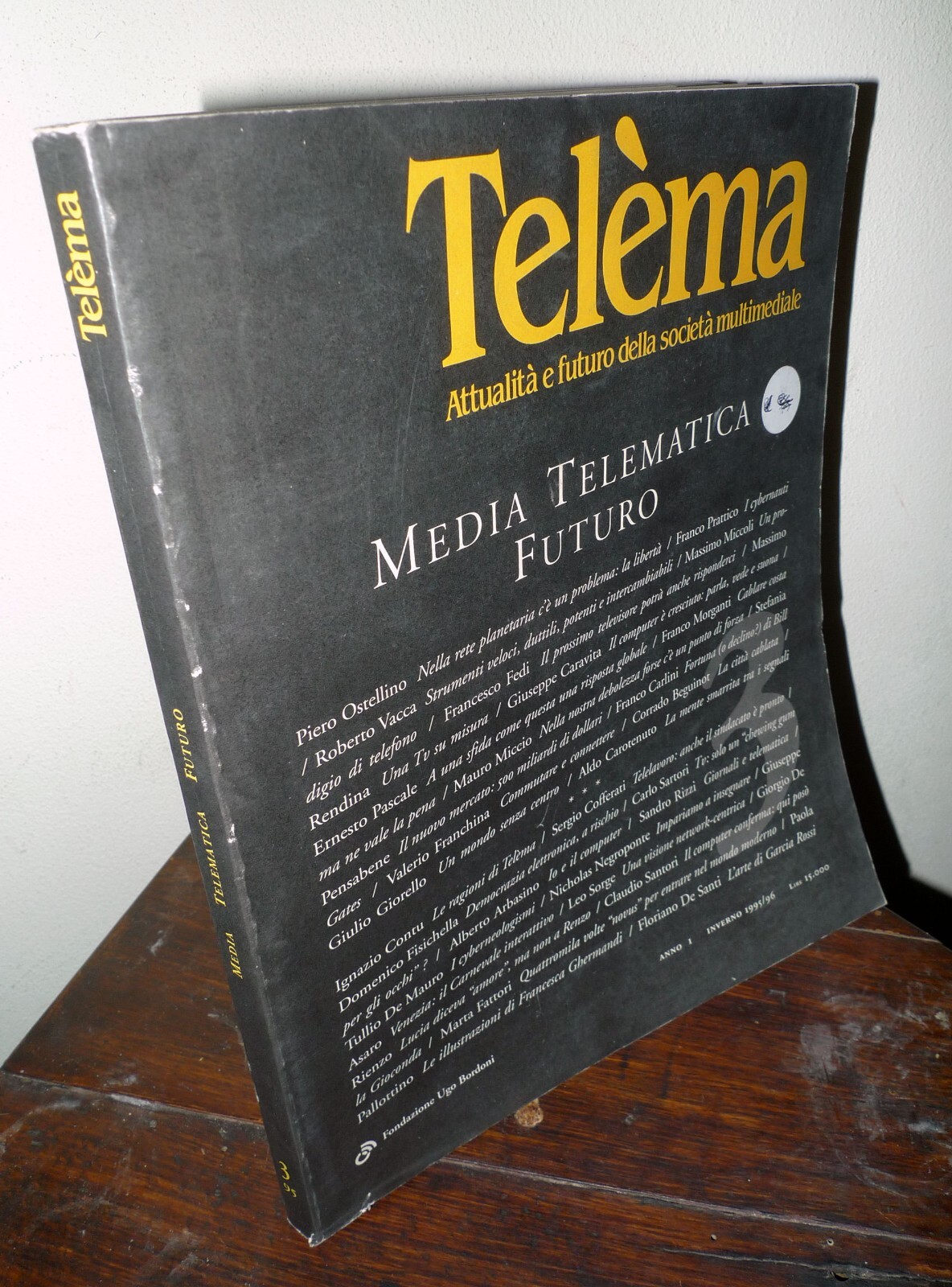 Rivista TELEMA 3 1995-96 MEDIA TELEMATICA FUTURO[nuove tecnologie,multimedia