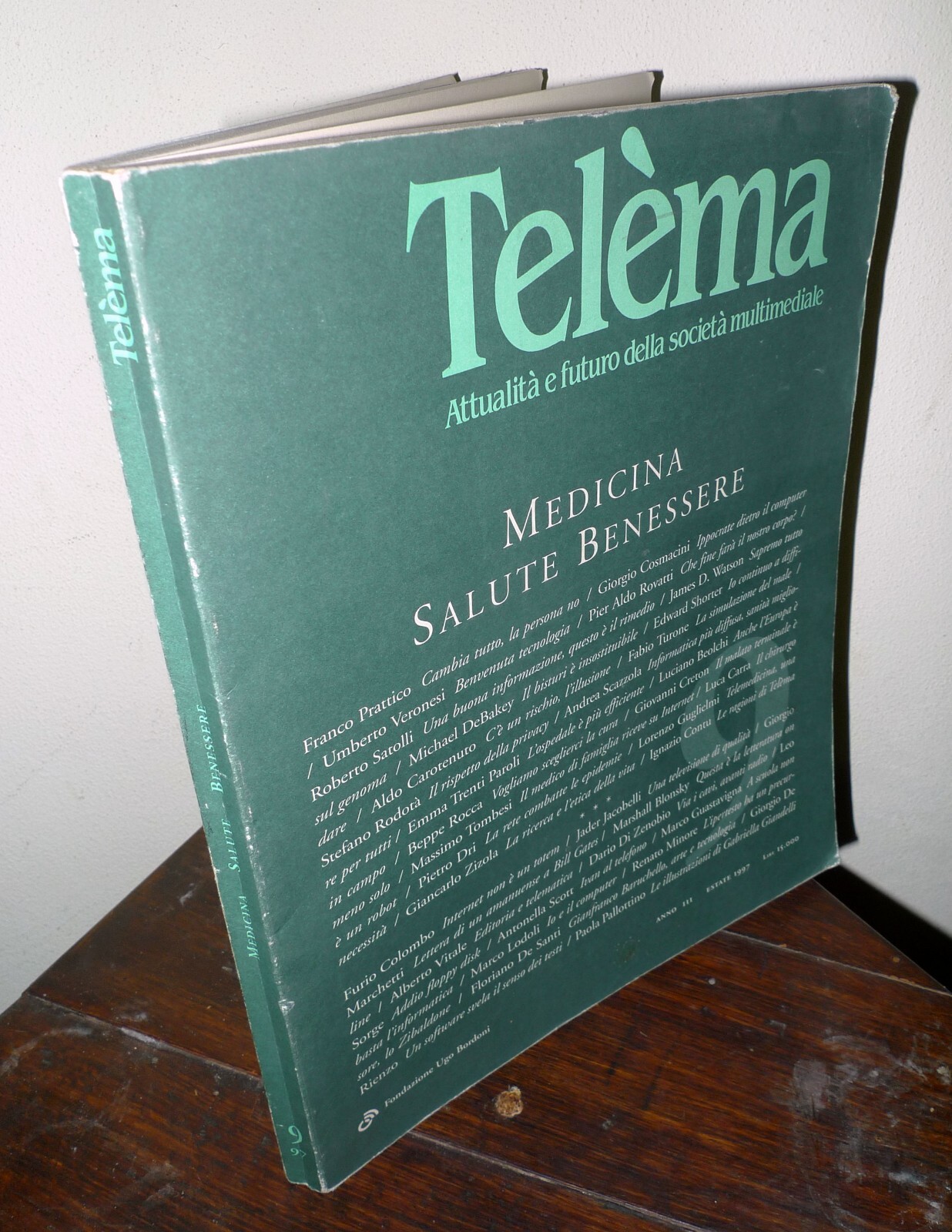 Rivista TELEMA 9 1997 MEDICINA SALUTE BENESSERE[nuove tecnologie,multimedia