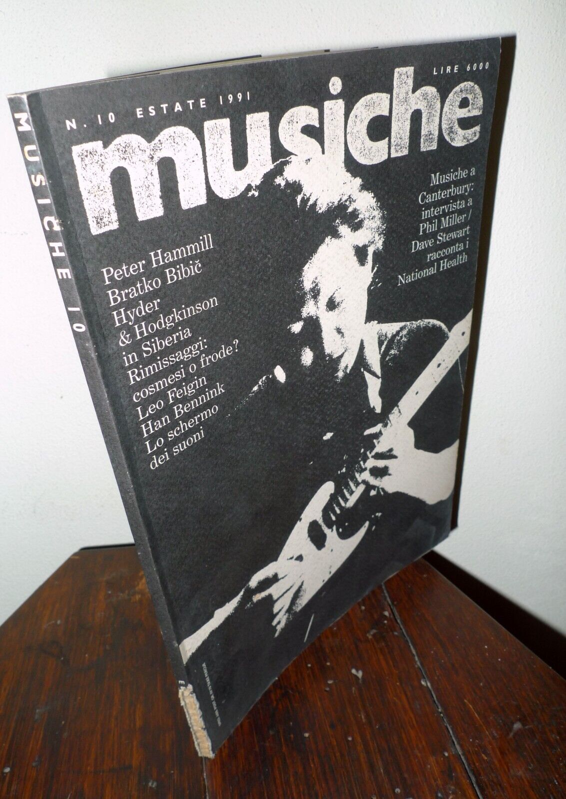 Rivista trimestrale MUSICHE n.10 ESTATE 1991[Peter Hammill,Canterbury