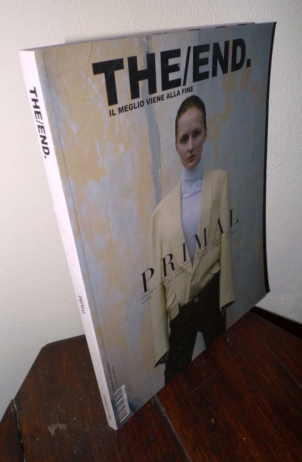Rivista bimestrale THE/END #10 2008.PRIMAL.Fashion/Art/Culture[MODA,Helmut Lang