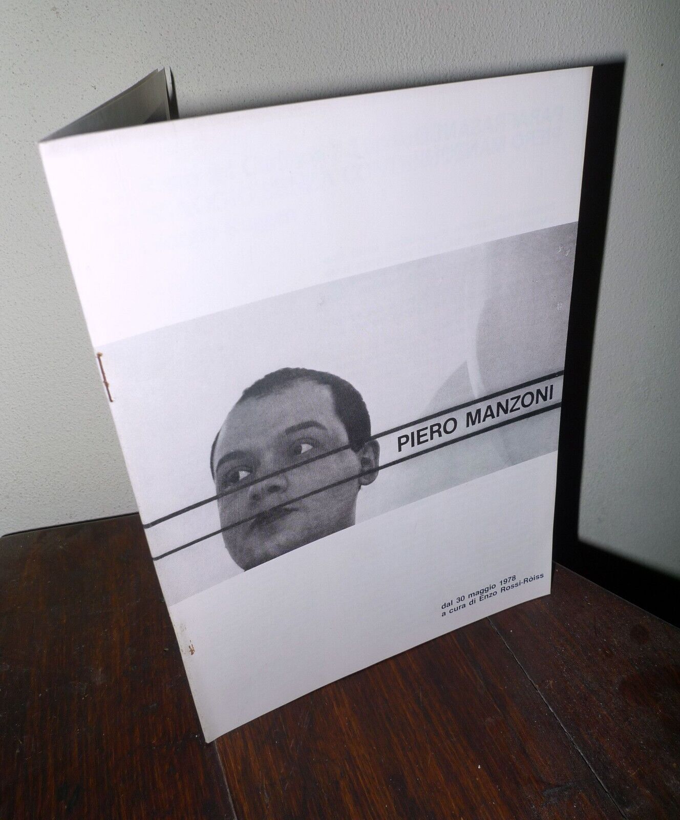 Rossi-Roiss,PIERO MANZONI.Catalogo della mostra,1978 Skene Arte[contemporanea