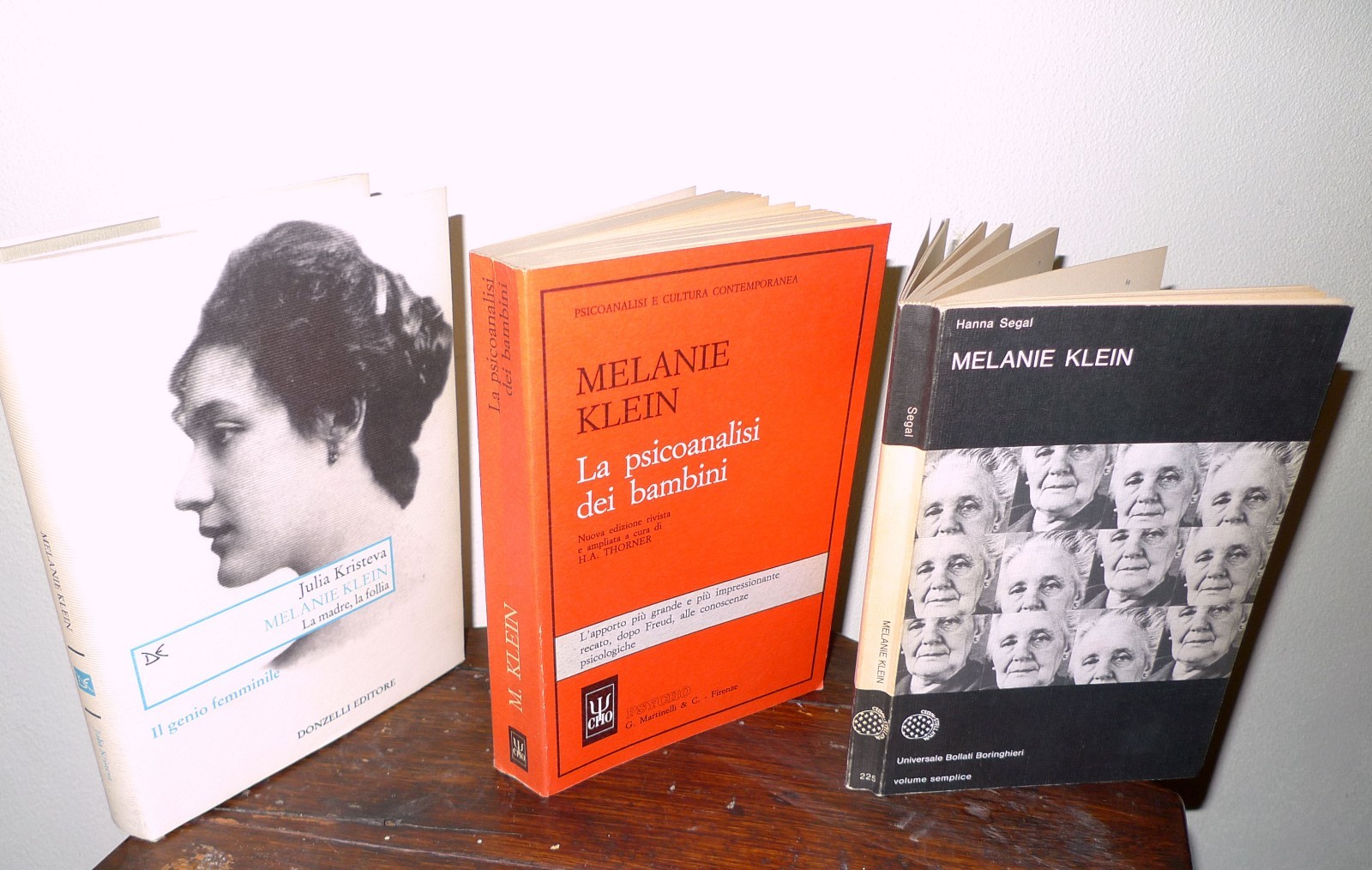 Segal,MELANIE KLEIN,1991/LA PSICOANALISI DEI BAMBINI,1988/Kristeva,2006