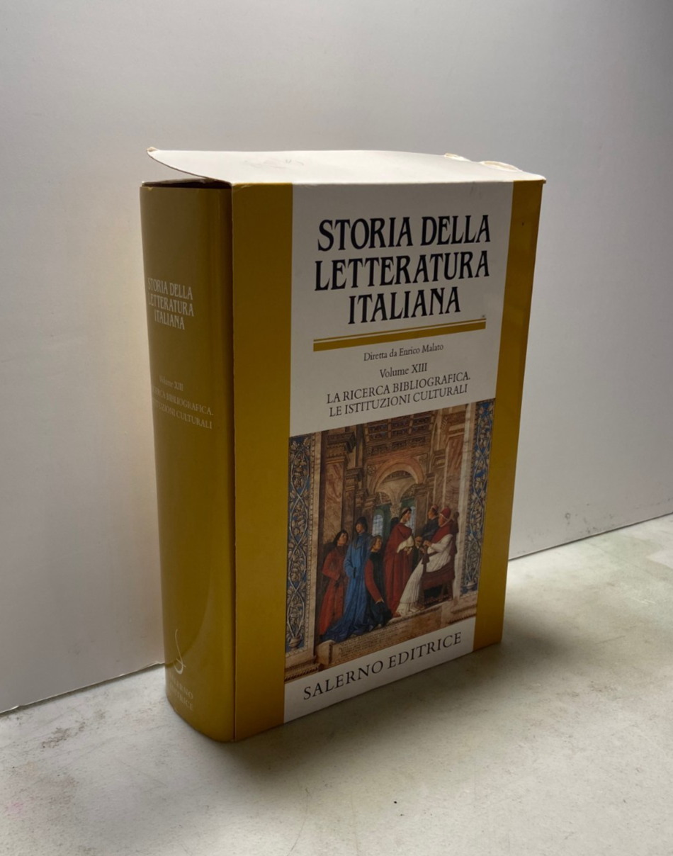 STORIA DELLA LETTERATURA ITALIANA Vol. XIII.RICERCA BIBLIOGRAFICA,2005[Malato