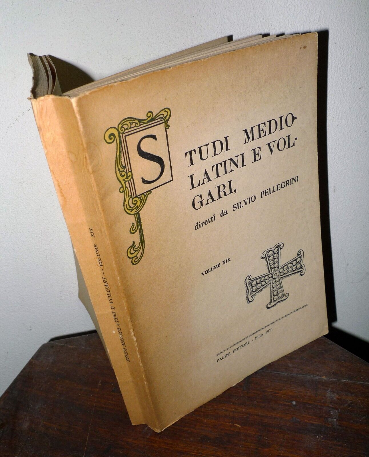 STUDI MEDIOLATINI E VOLGARI DIRETTI DA SILVIO PELLEGRINI VOL.XIX,1971 Pacini