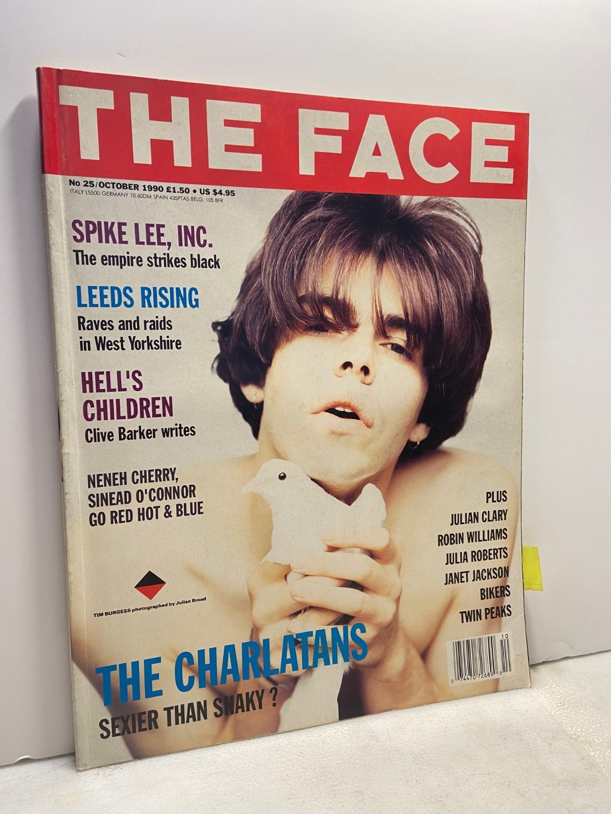 THE FACE MAGAZINE Oct. 1990, N.25[The Charlatans,Sinead O'Connor,Robin Williams