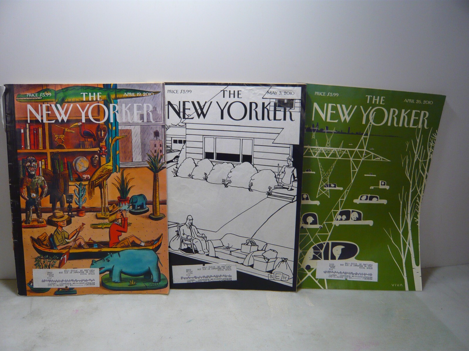 THE NEW YORKER.Magazine periodico settimanale,2010 [3 numeri