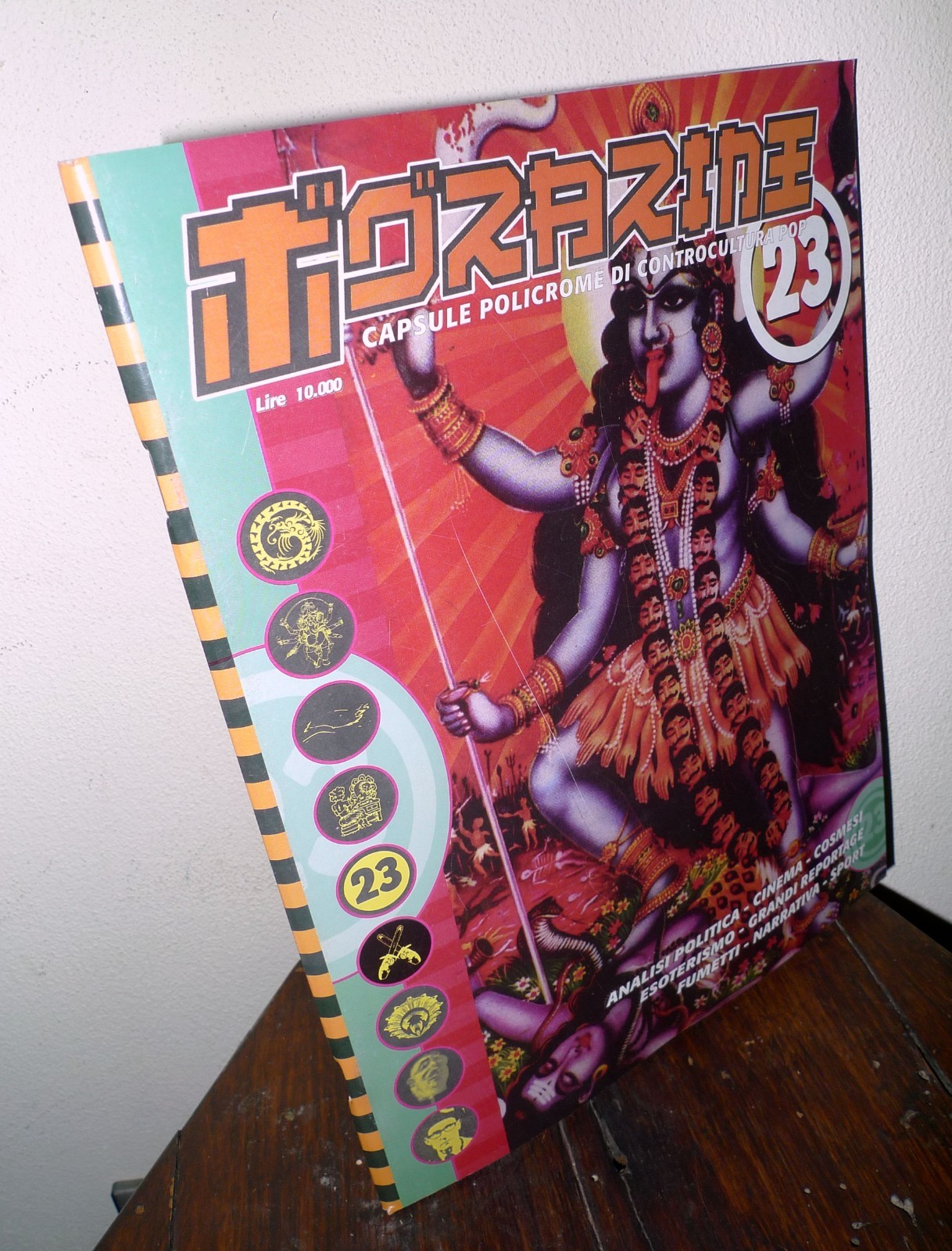 TORAZINE 23 1997.CAPSULE POLICROME DI CONTROCULTURA POP[underground,techno,rave