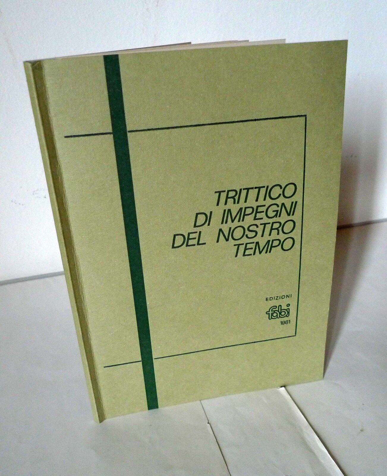TRITTICO DI IMPEGNI DEL NOSTRO TEMPO,1981[pari opportunità,Federazione Bancari