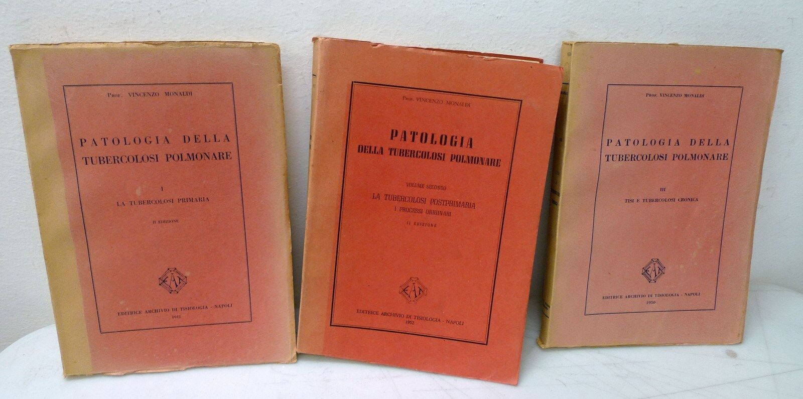 Vincenzo Monaldi,PATOLOGIA DELLA TUBERCOLOSI POLMONARE,1948 Tisiologia[medicina