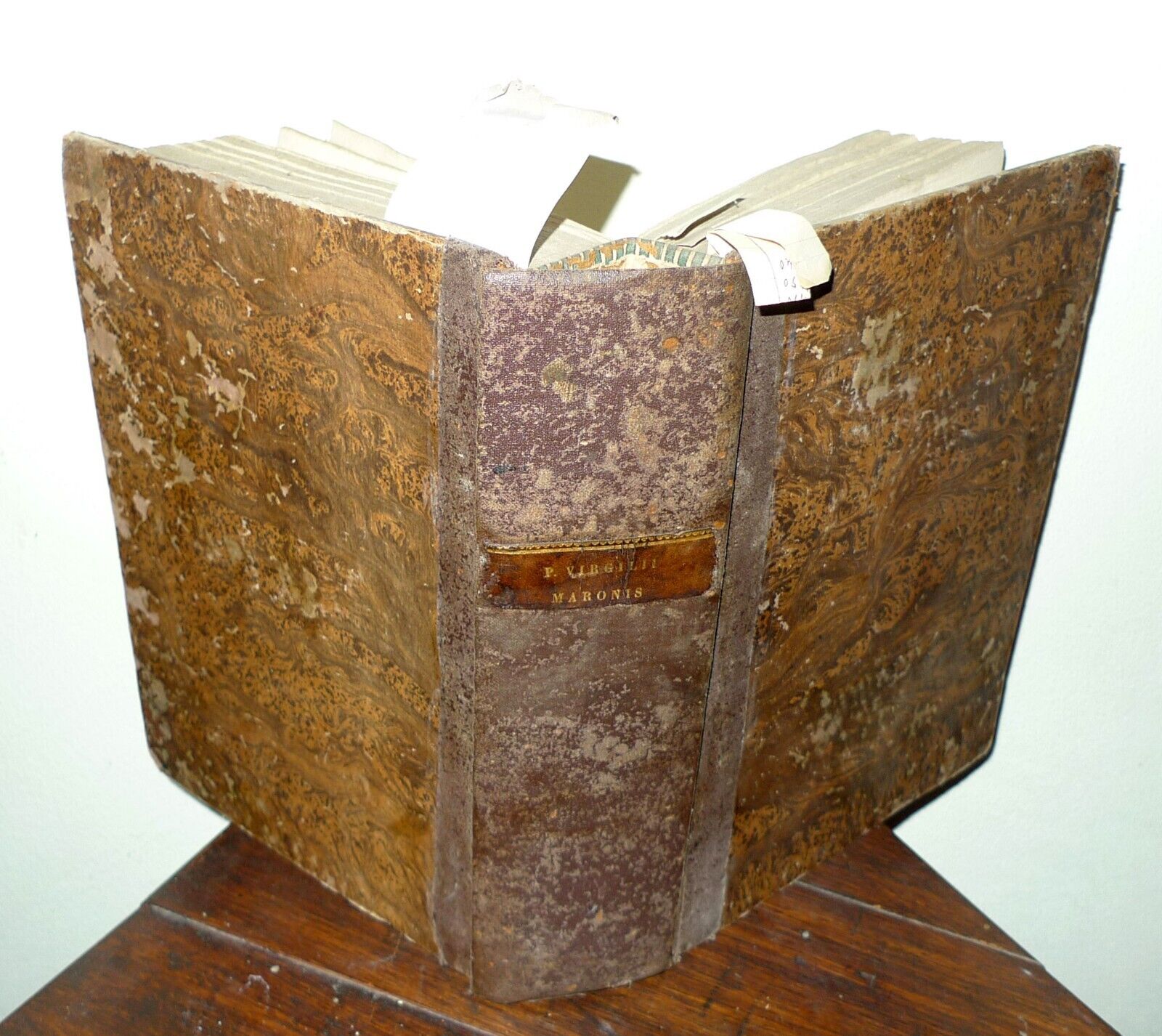 Virgilio,P.VIRGILII MARONIS OPERA,1722 BARBOU+INDEX VOCABULORUM[POESIA LATINA