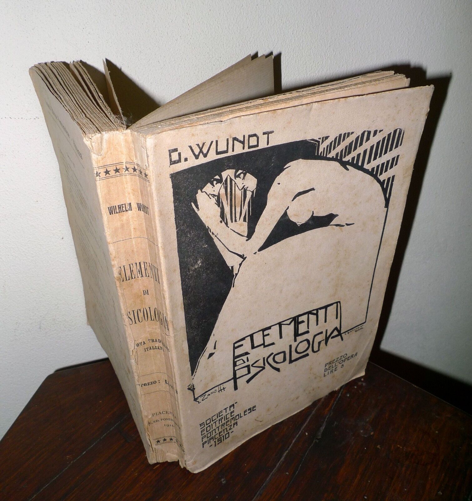 Wilhelm Wundt,ELEMENTI DI PSICOLOGIA,1910 Società Editrice Pontremolese