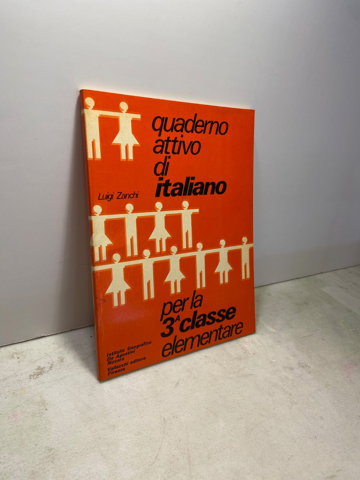 Zanchi,QUADERNO ATTIVO DI ITALIANO per la 3° elementare,Vallecchi 1971