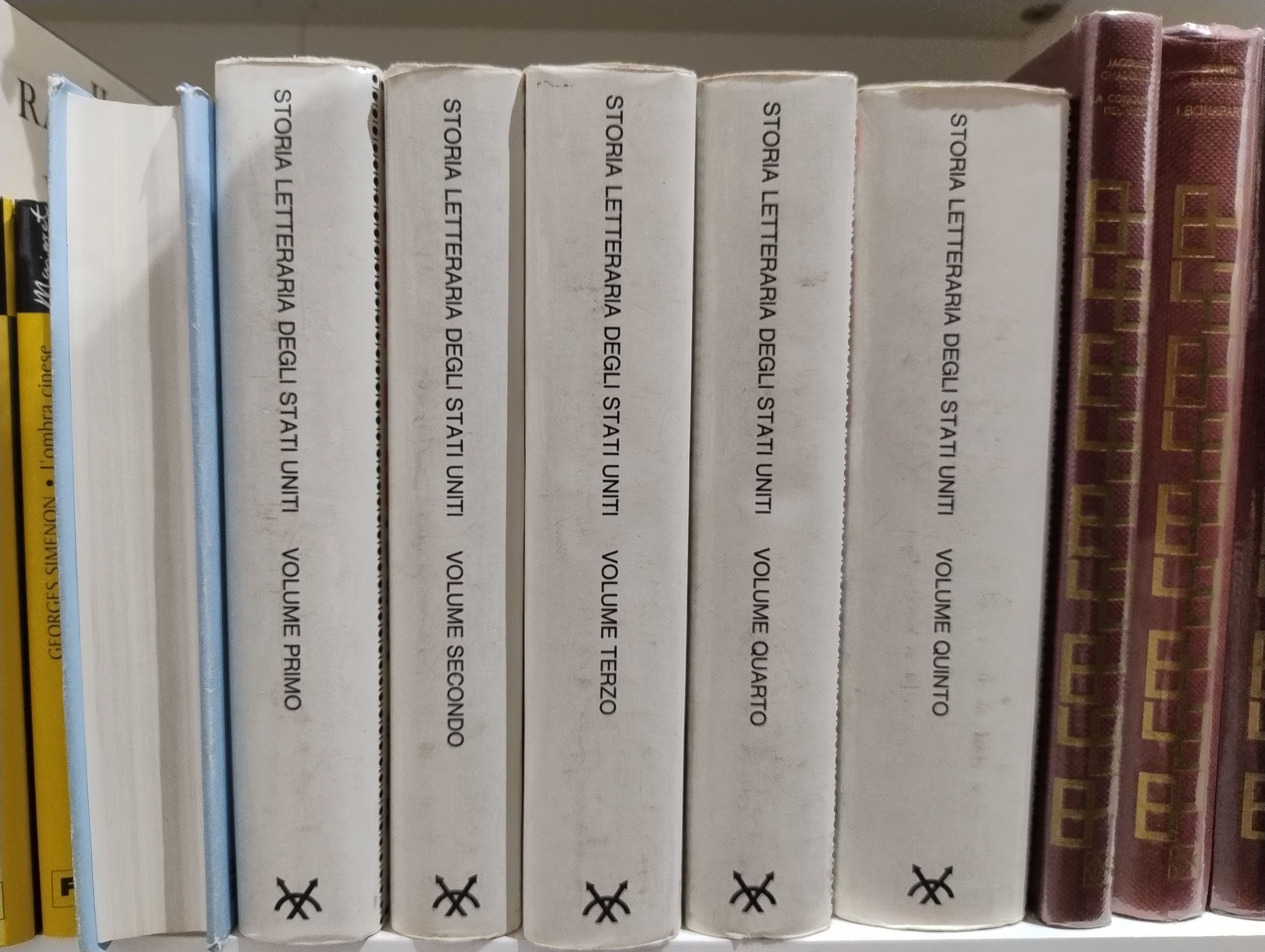 Storia Letteraria degli Stati Uniti 1-5 (opera completa)
