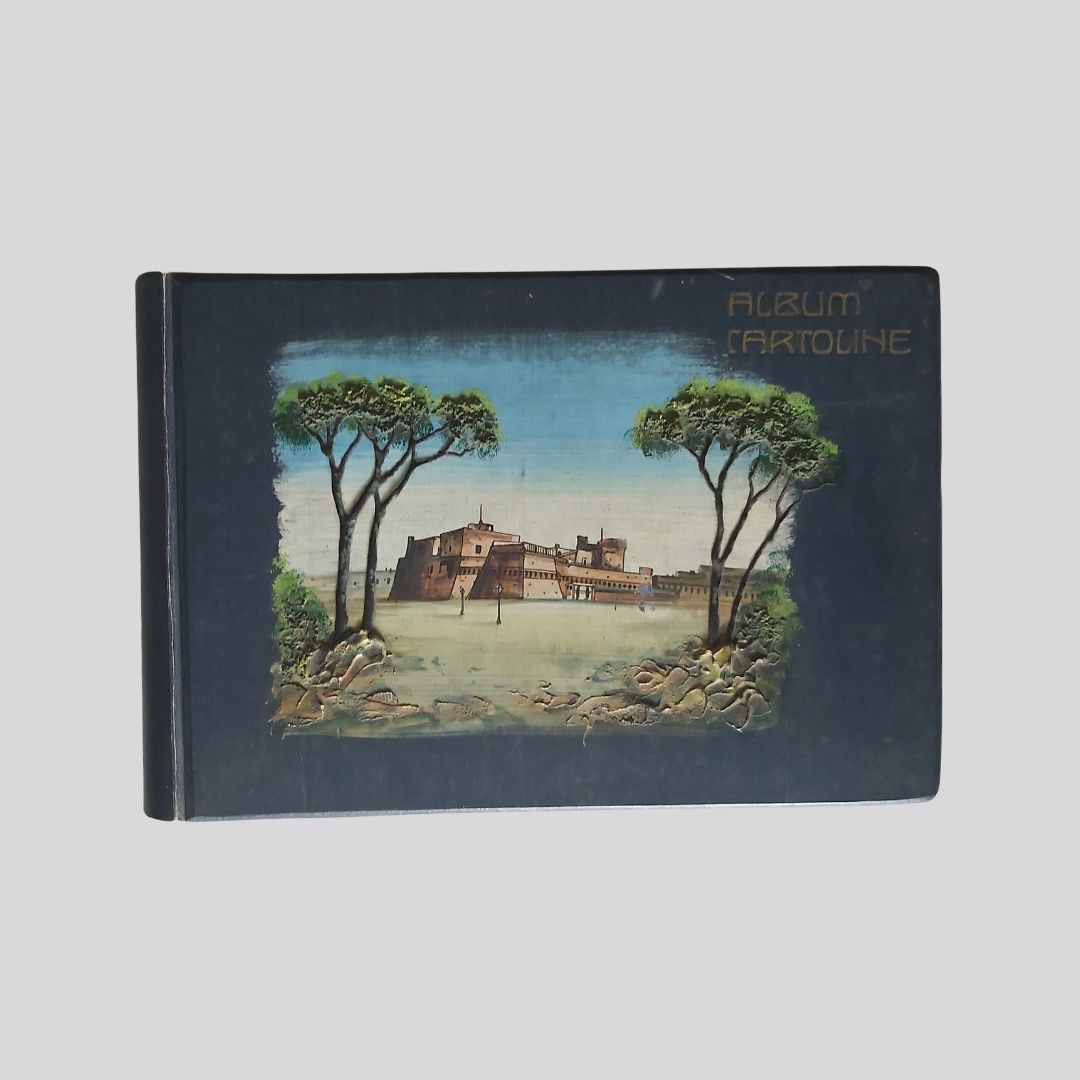 Album d’epoca per cartoline da collezione, primi ‘900.