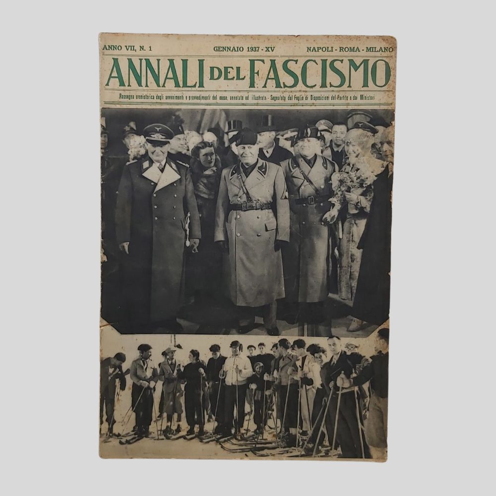 Annali del Fascismo. Rassegna cronistorica degli avvenimenti e provvedimenti del …