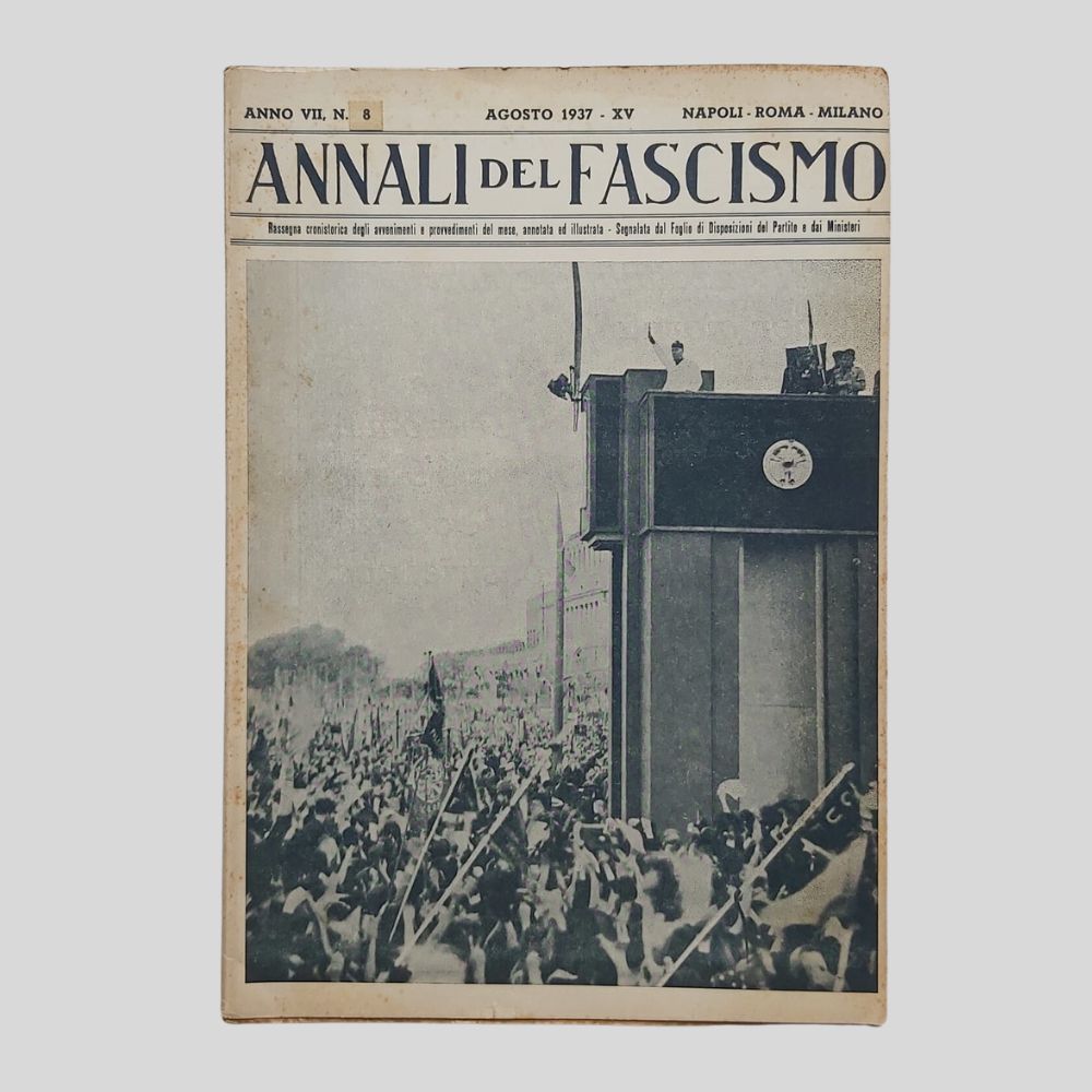 Annali del Fascismo. Rassegna cronistorica degli avvenimenti e provvedimenti del …