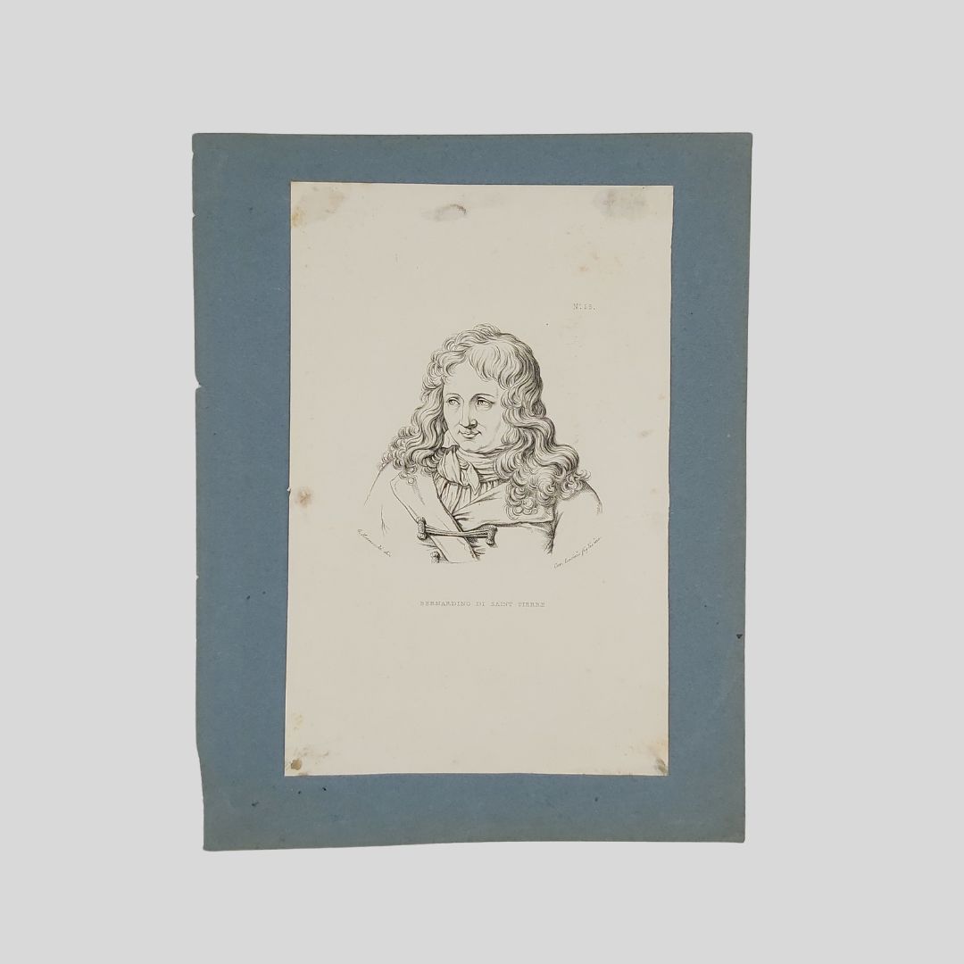 Bernardino di Saint Pierre [1737-1817] Scrittore e botanico francese