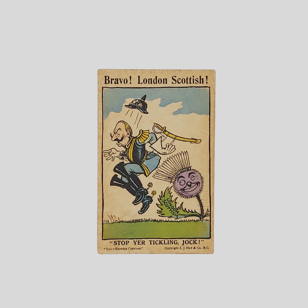Bravo London Scottish. “Stop Yer Tickling, Jock!”
