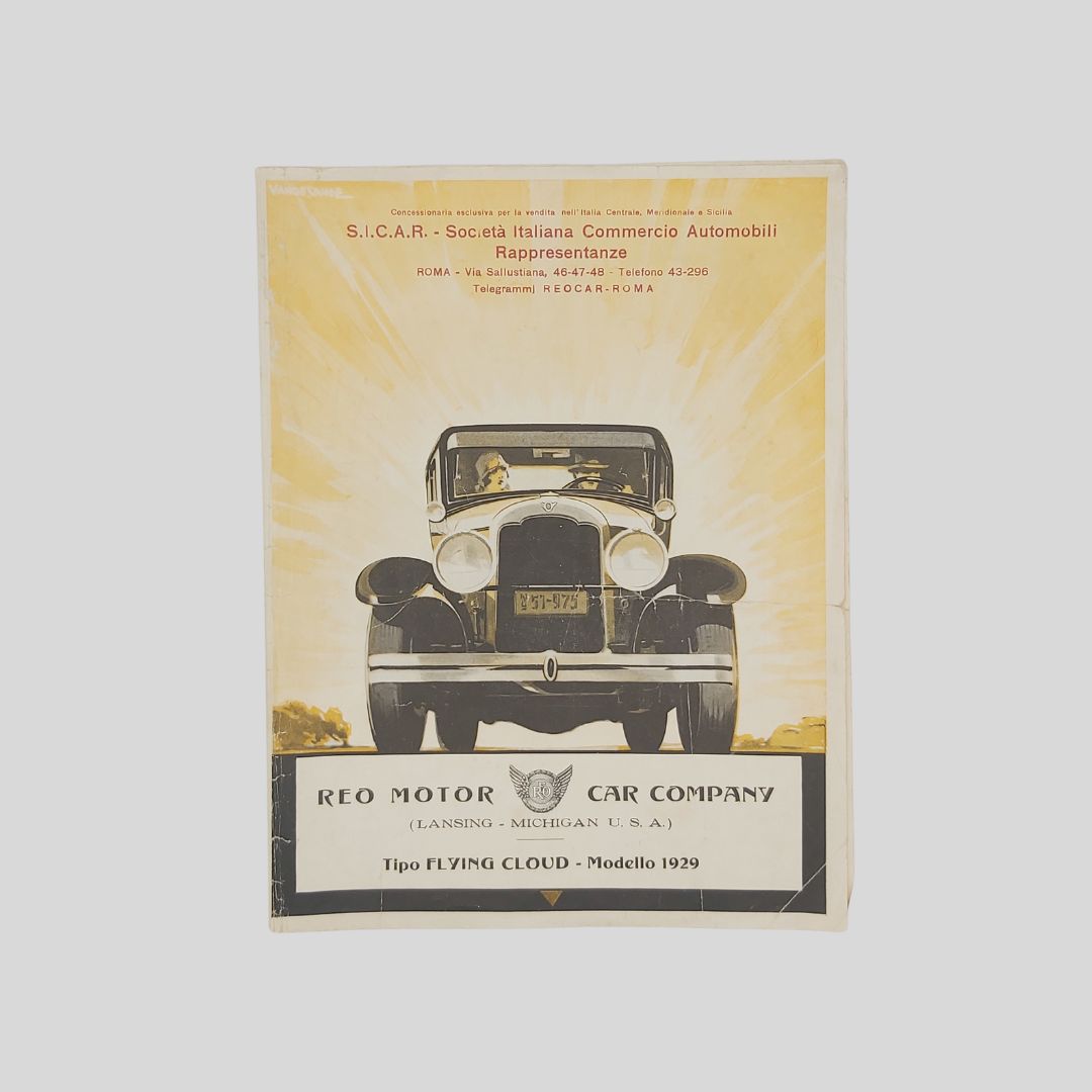 Brougham. La guida interna – due porte. Automobile Reo Flyng …