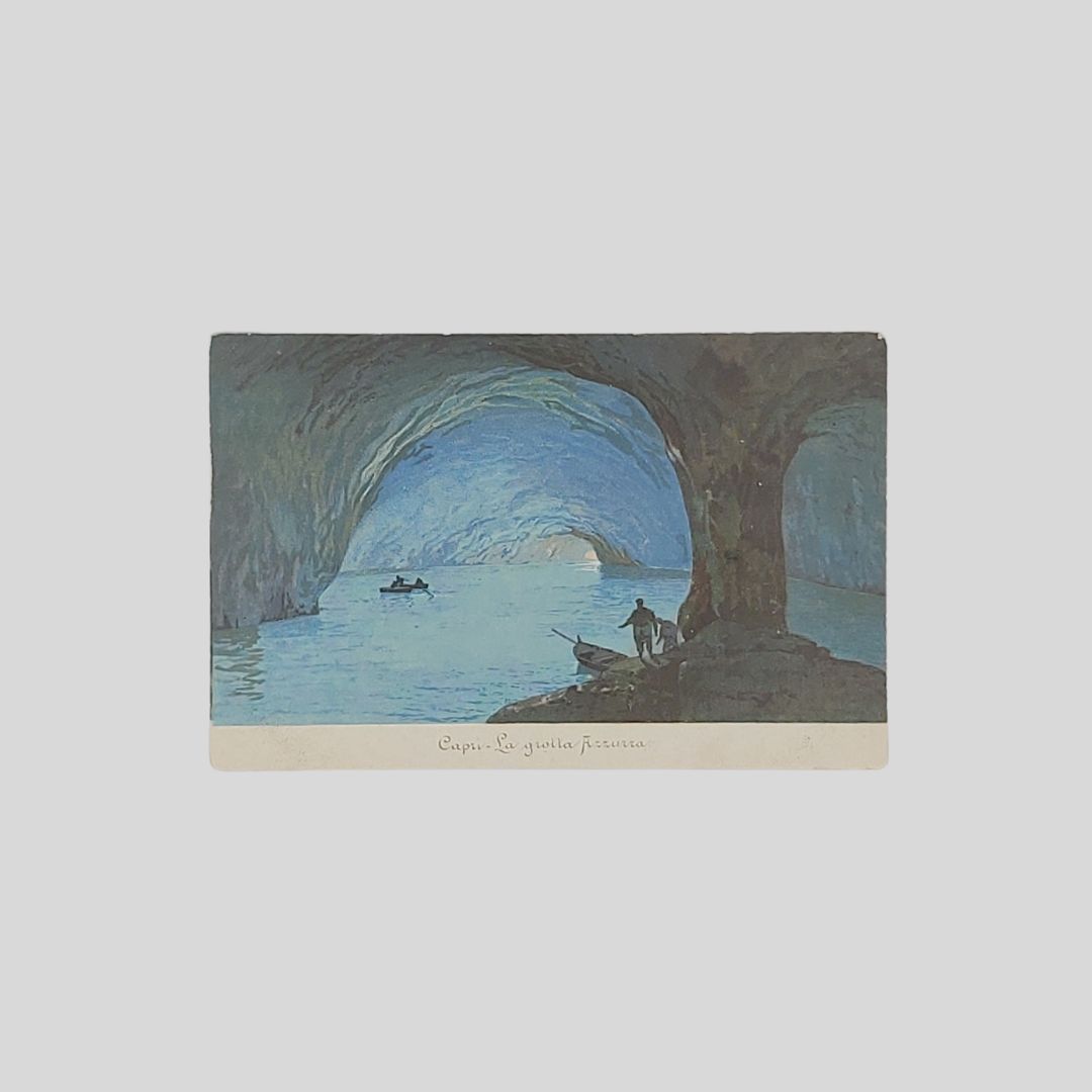 Capri. La grotta azzurra.