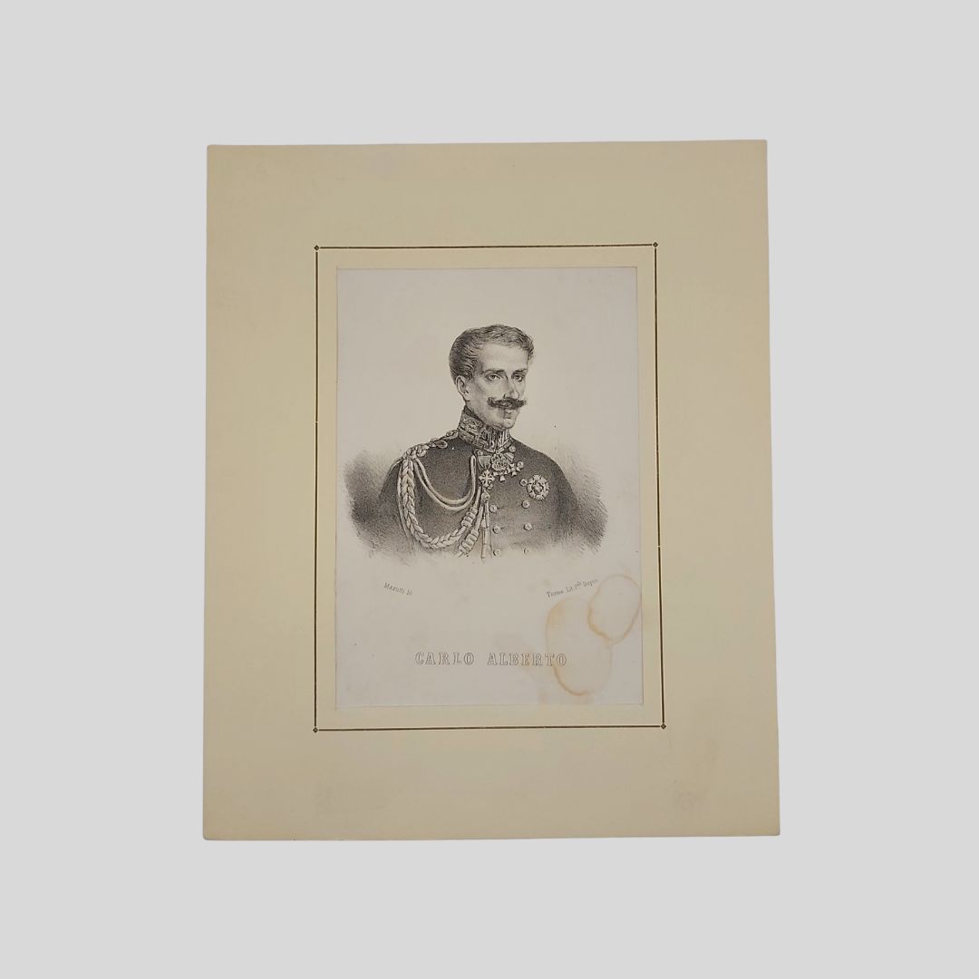 Carlo Alberto [1798-1849] Re di Sardegna.