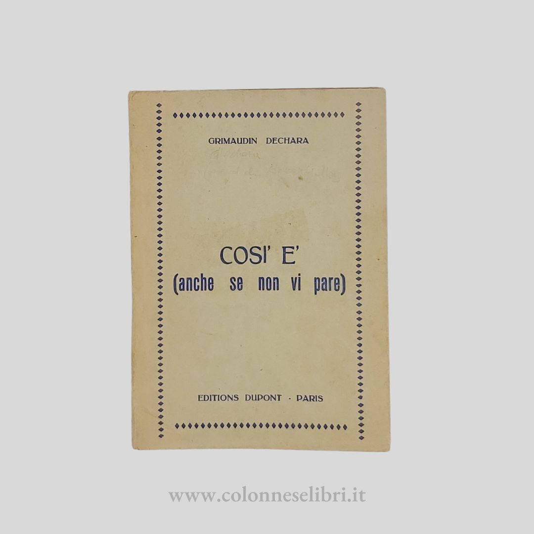 Cosi è (anche se non vi pare). Edizione clandestina