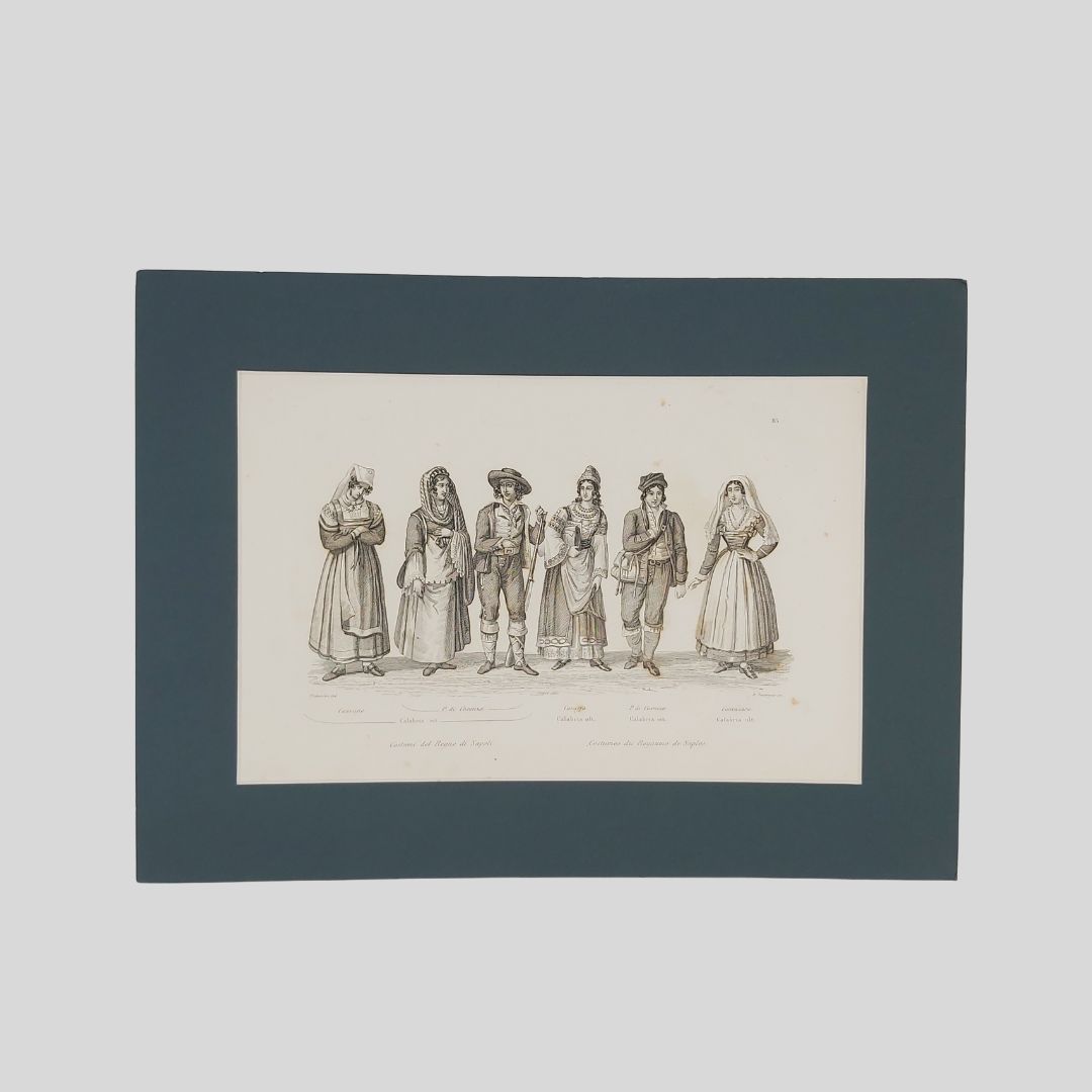 Costumi del Regno di Napoli. Calabria citeriore: Cassano, Cosenza; Calabria …