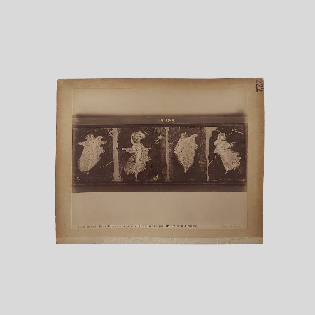 Danzatrici. Napoli Museo Nazionale. Edizioni Brogi.