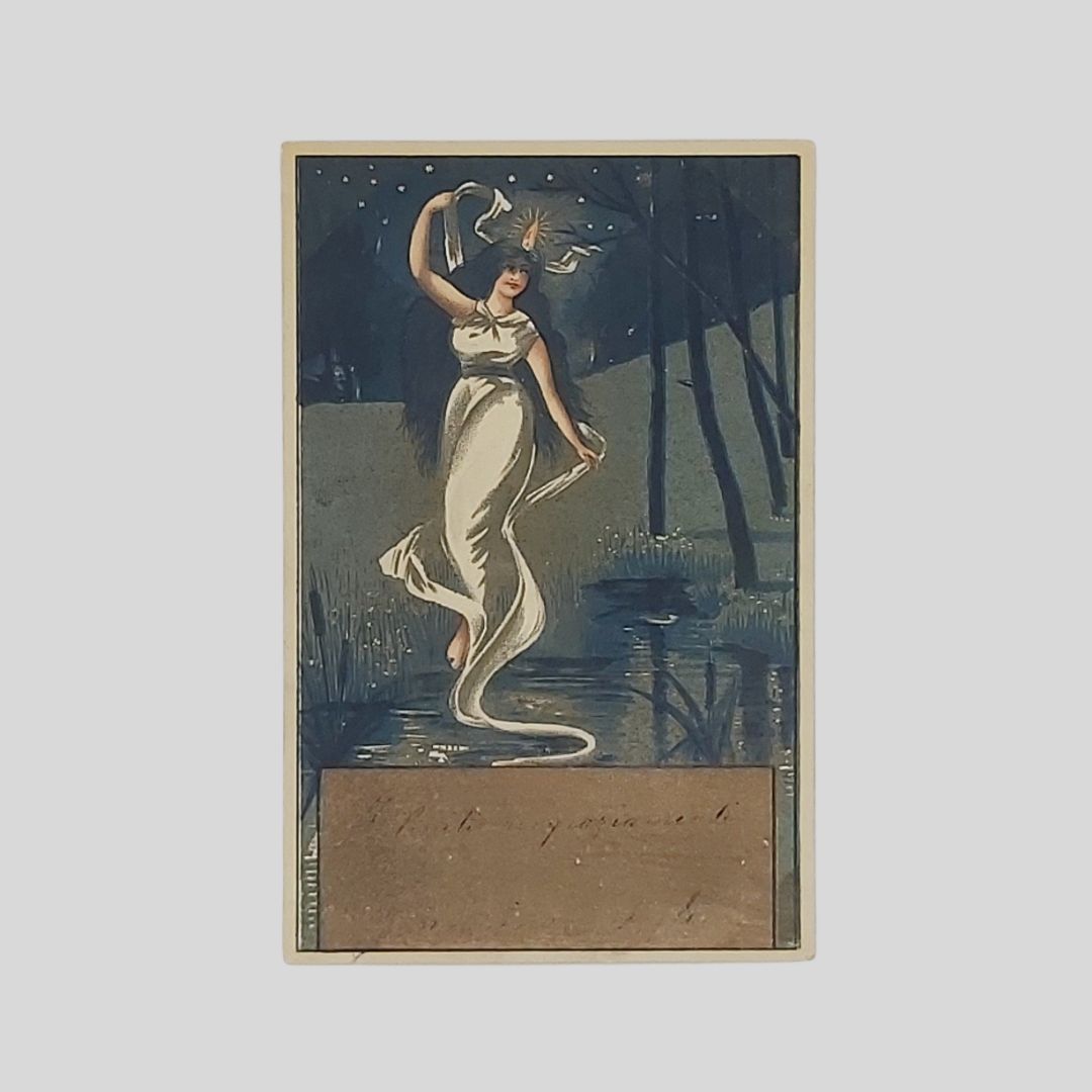 Fata danzante. Art Nouveau.