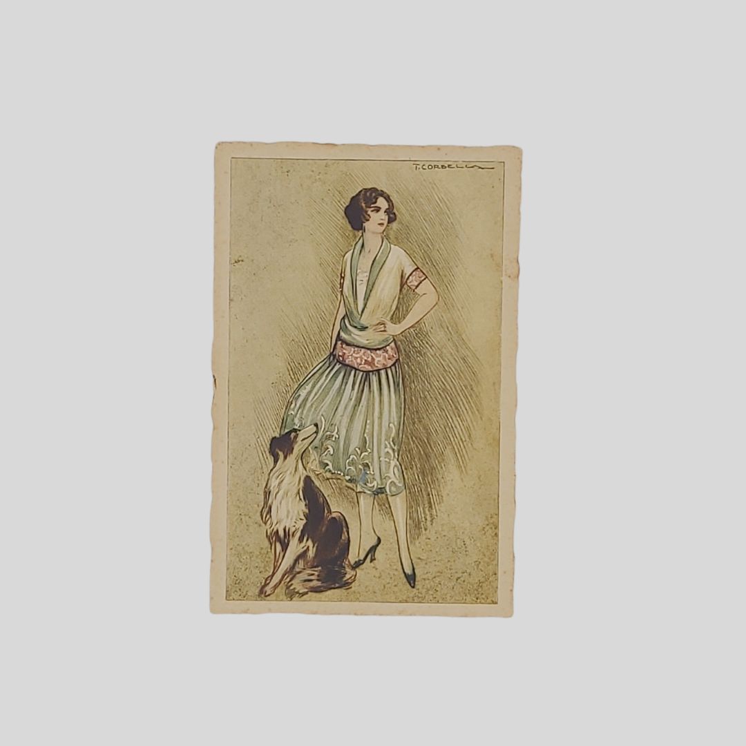 Figura Femminile con Cane.