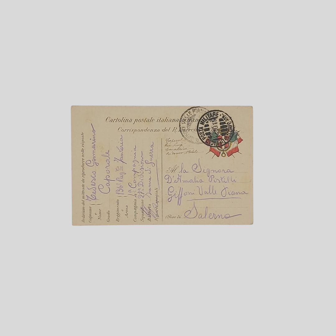 Franchigia militare. 136° Fanteria. Zona di Guerra.