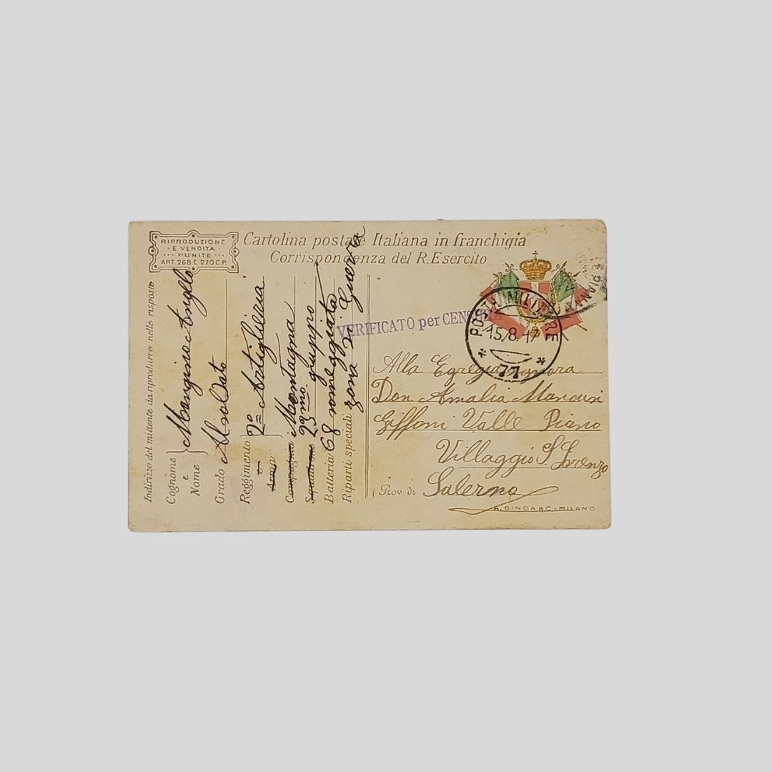 Franchigia militare. Zona di guerra.