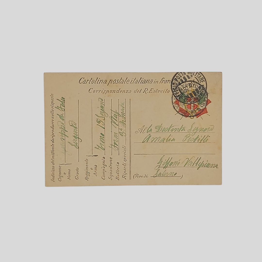 Franchiglia militare. Zona di Guerra.