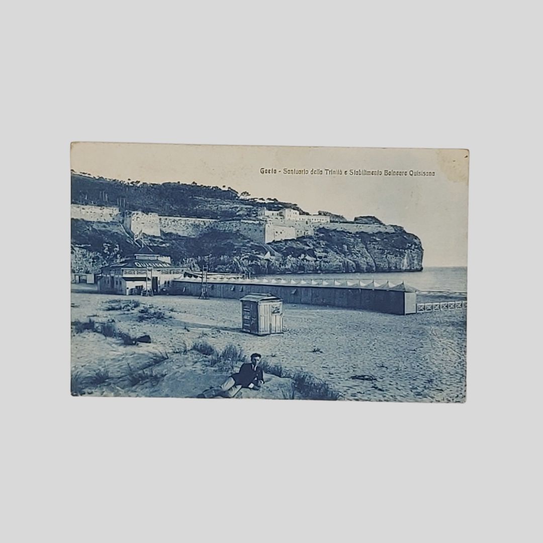 Gaeta. Santuario della Trinità e Stabilimento Balneare Quisisana.