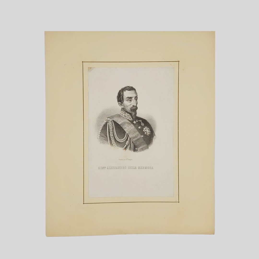 Generale Alessandro della Marmora [1799-1855] Generale e patriota. Fu l’ispiratore …
