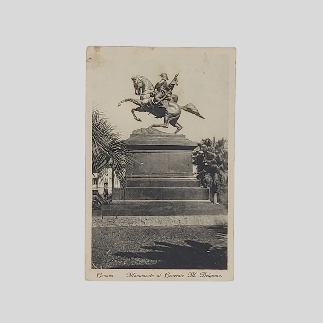 Genova. Monumento al Generale Manuel Belgrano.