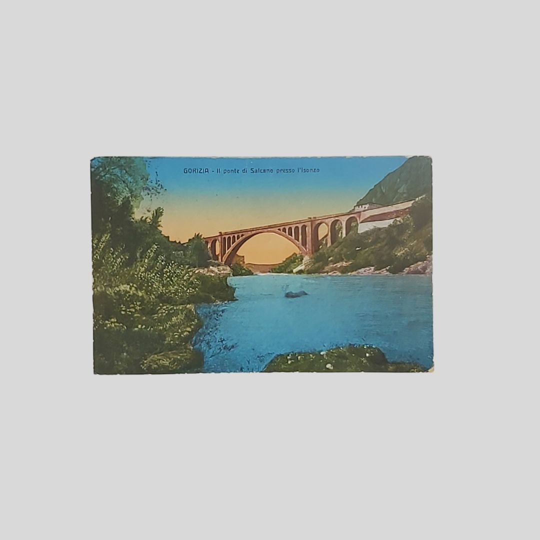 Gorizia. Il ponte di Salcano presso l’Isonzo.