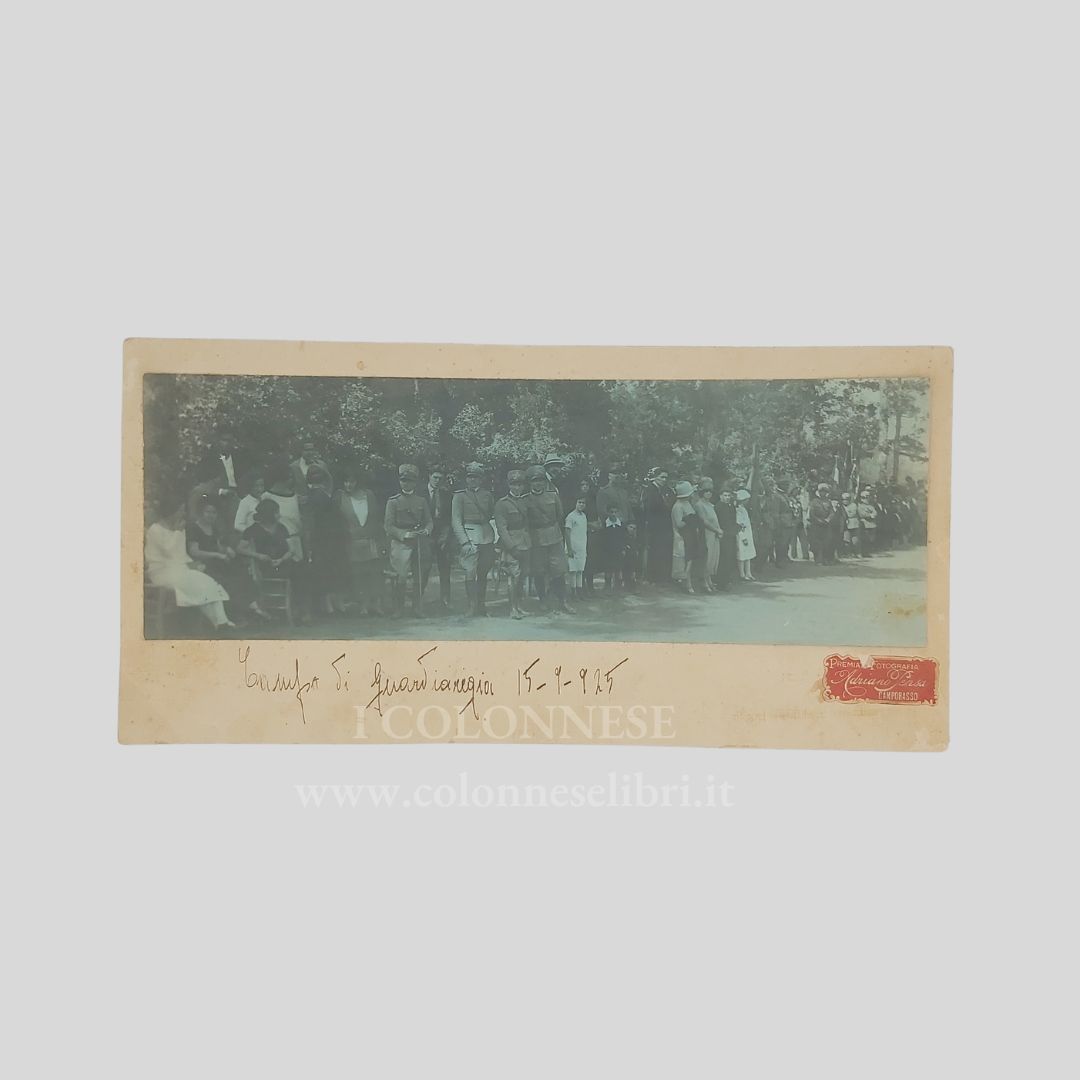 Guardiaregia. Fotografia virata in verde, montata su cartoncino, datata ’15/9/1925'. …