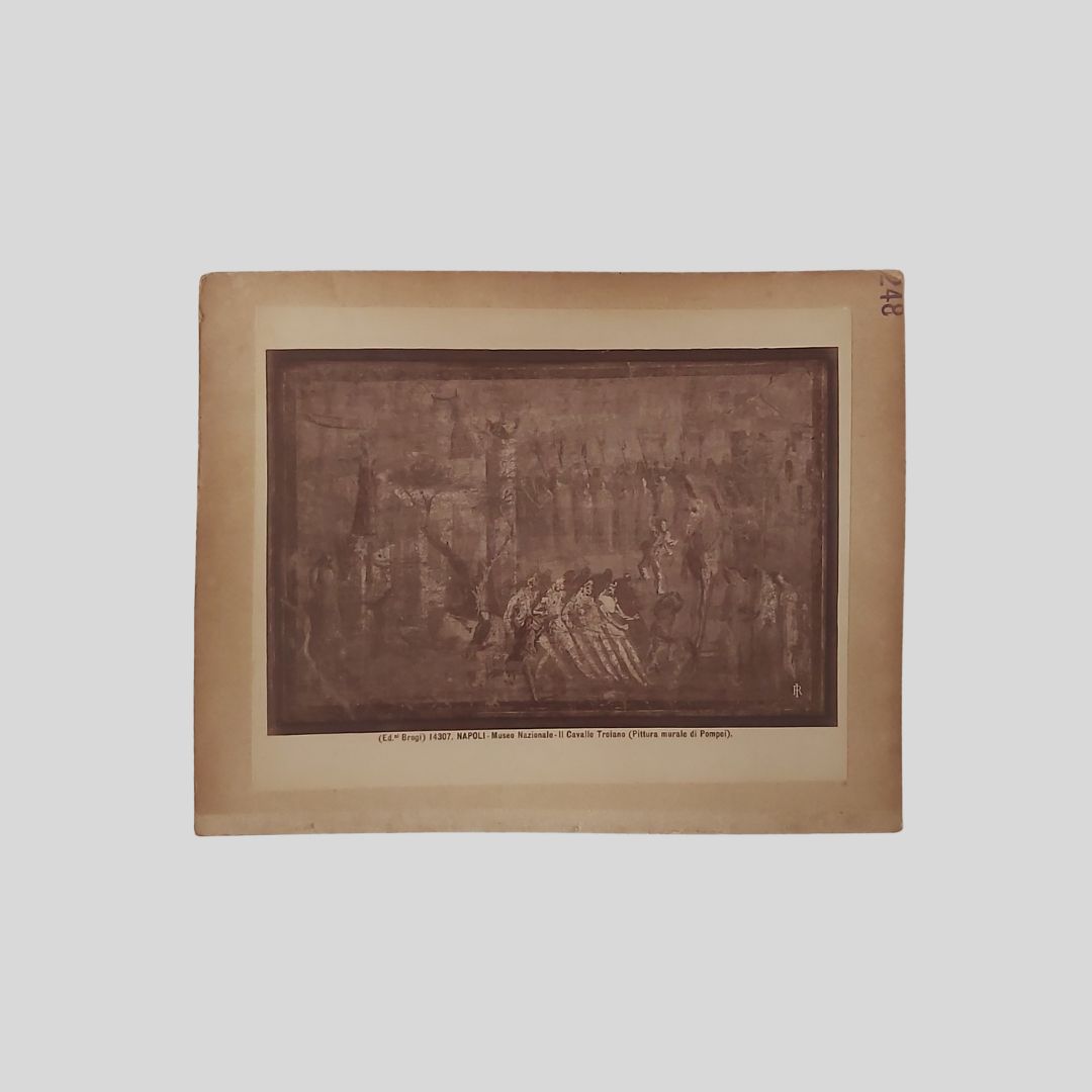 Il Cavallo Troiano. Napoli Museo Nazionale. Edizioni Brogi.