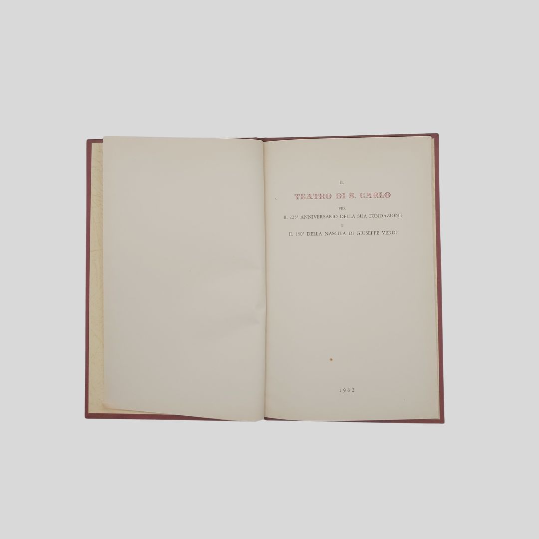 Il Teatro di S. Carlo per il 225° anniversario della …