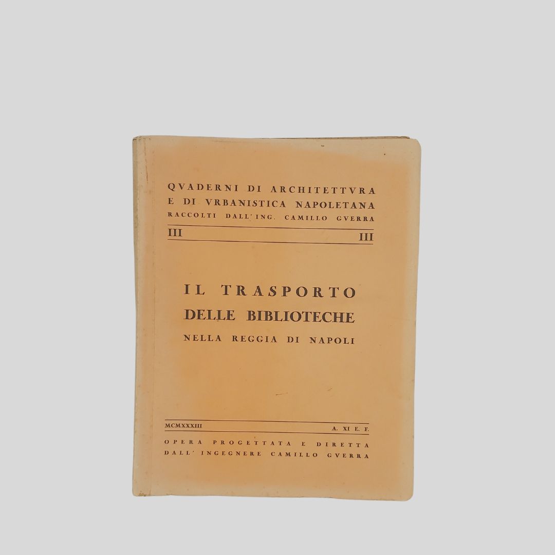 Il trasporto delle biblioteche nella Reggia di Napoli. Opera progettata …