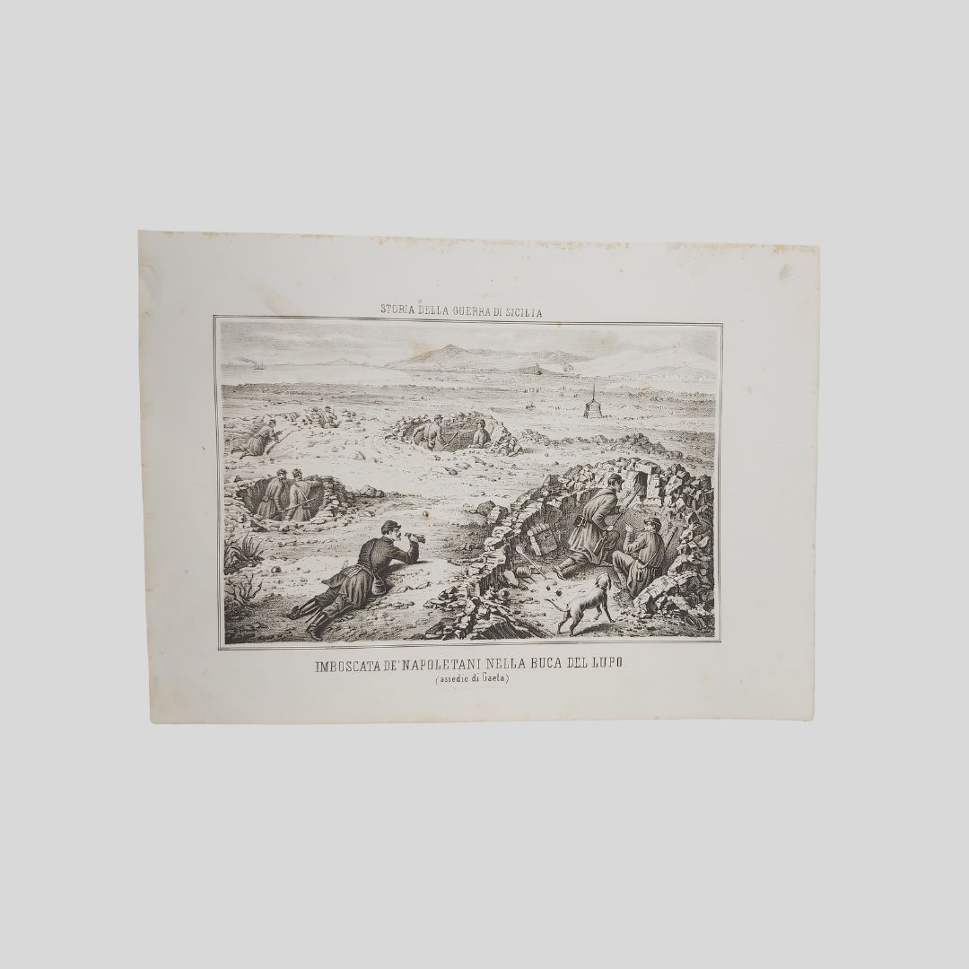 Imboscata de’ napoletani nella buca del lupo.