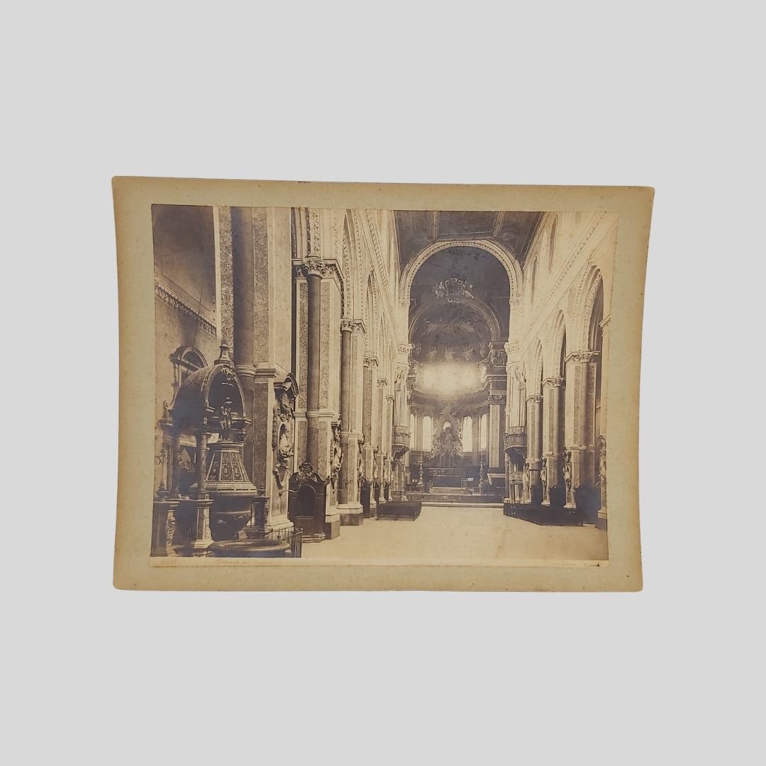 Giorgio Sommer. Interno del Duomo. Napoli. (11801).