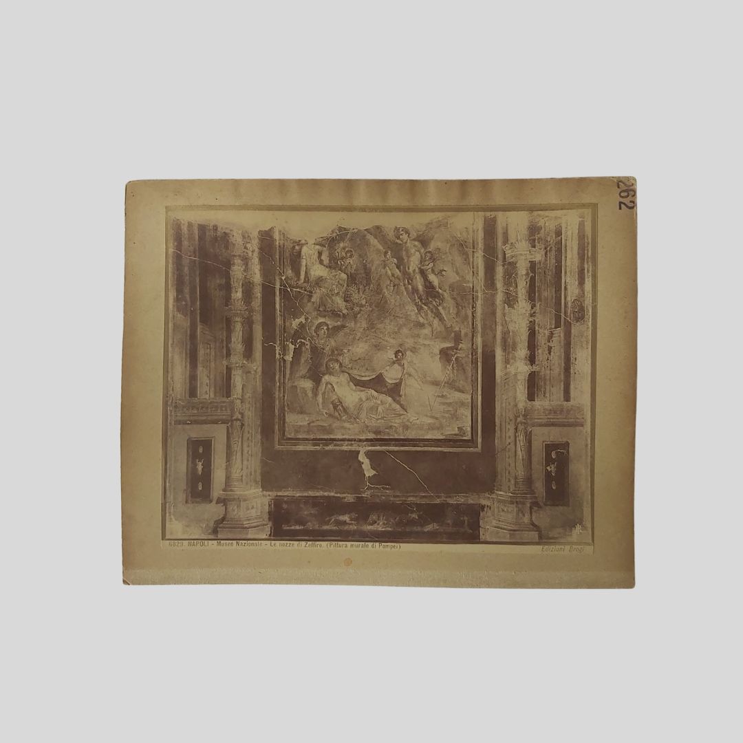 Le nozze di Zeffiro. Napoli Museo Nazionale. Edizioni Brogi.