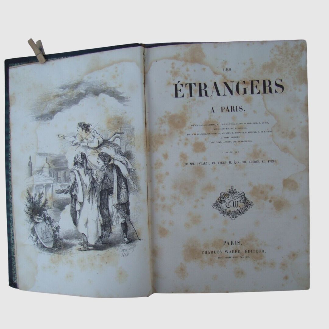 Les Étrangers à Paris. Illustrato da Gavarni et al.
