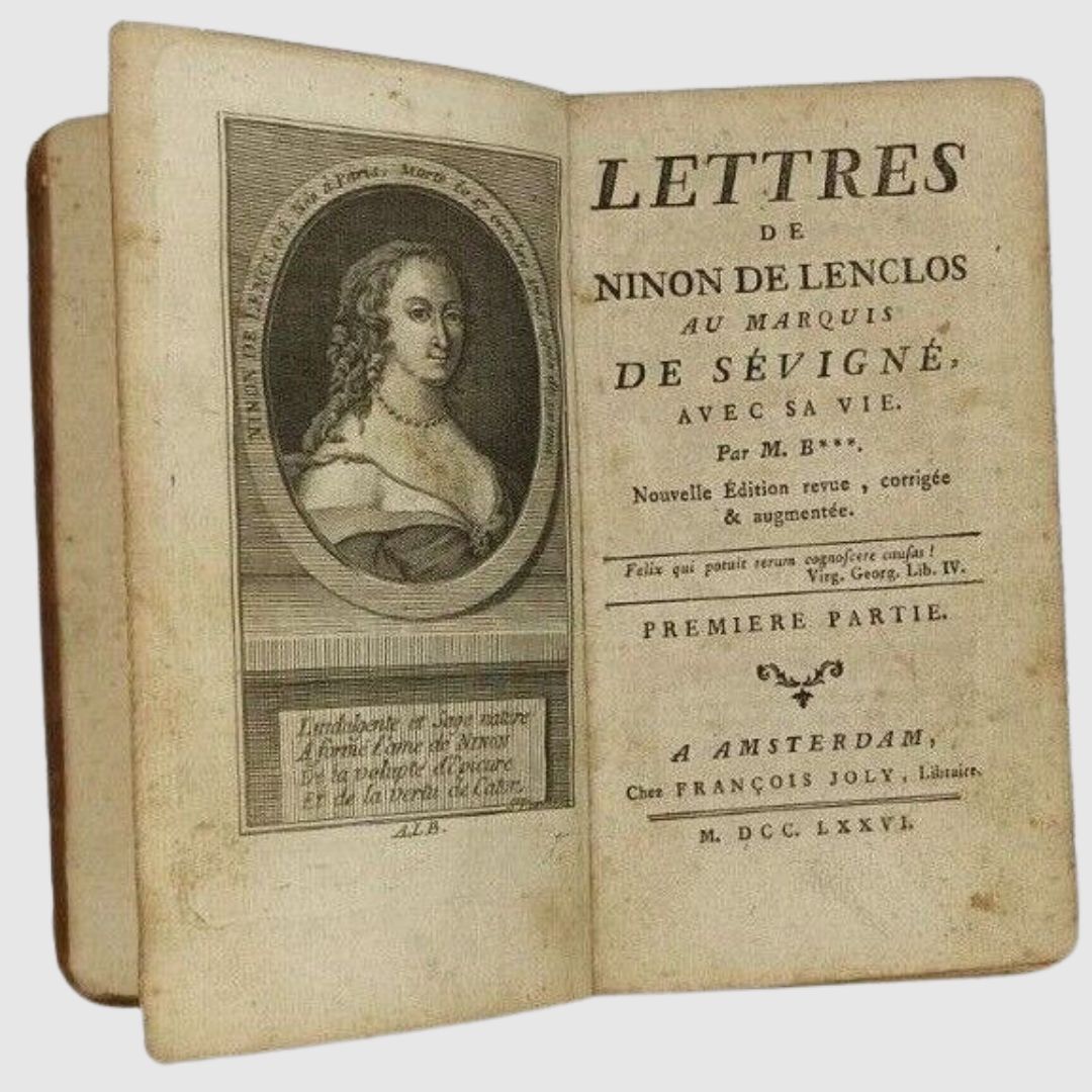 Lettres de Ninon de Lenclos au marquis de Sévigné avec …