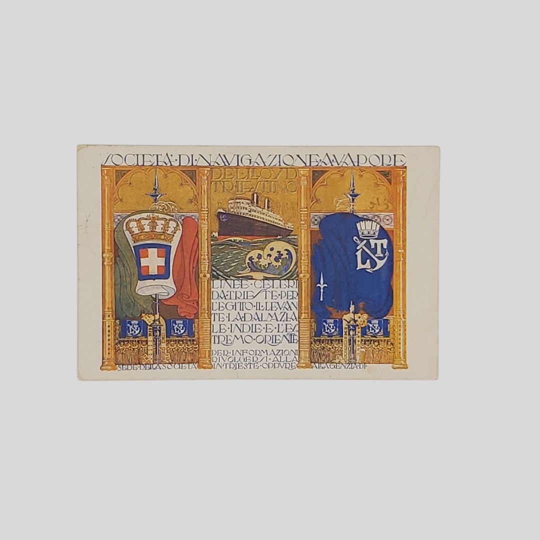 Lloyd Triestino. Società di navigazione a vapore. Nave Friuli.
