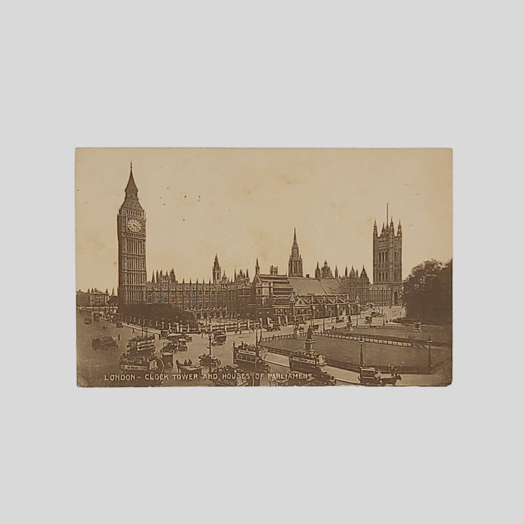 London. Clock Tower and houses of Parliament.