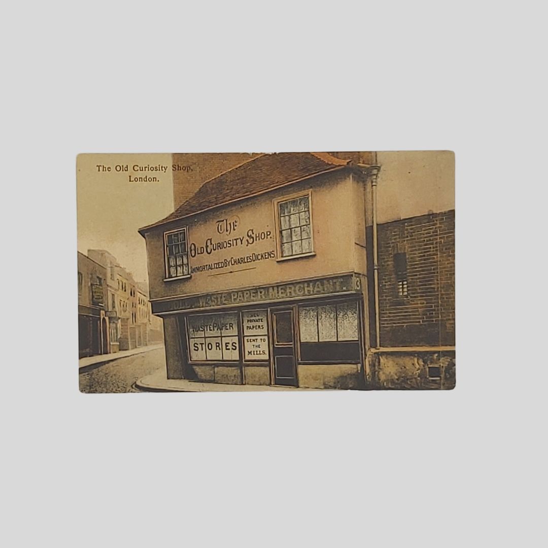 London. The Old Curiosity Shop. Immortalized by Charles Dickens.